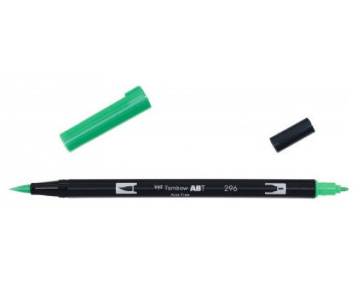 ROTULADOR DOBLE PUNTA PINCEL COLOR GREEN TOMBOW ABT-296 (Espera 4 dias)