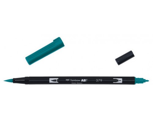 ROTULADOR DOBLE PUNTA PINCEL DUAL BRUSH-379 - COLOR JADE GREEN. TOMBOW ABT-379 (Espera 4 dias)