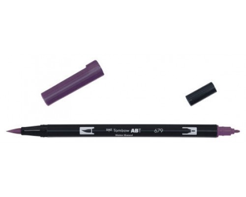 ROTULADOR DOBLE PUNTA PINCEL DUAL BRUSH-679 - COLOR DARK PLUM. TOMBOW ABT-679 (Espera 4 dias)