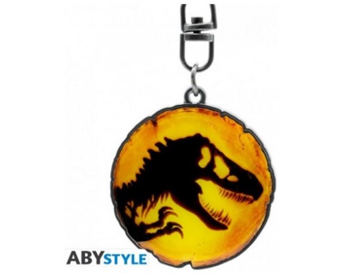 Llavero abystyle jurassic park ambar