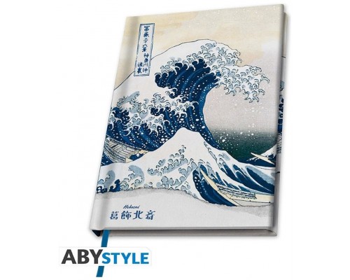 Cuaderno notas a5 abystyle hokusai la