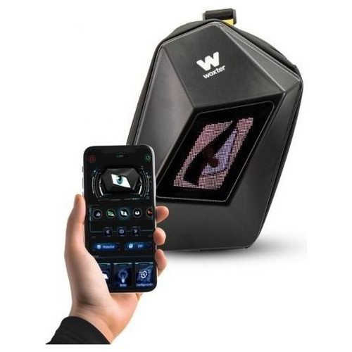 MOCHILA LED WOXTER LOY-EVIL EYE 6L PANTALLA LED-DN31 MOCHILA LED WOXTER LOY-EVIL EYE 6L PANTALLA LED