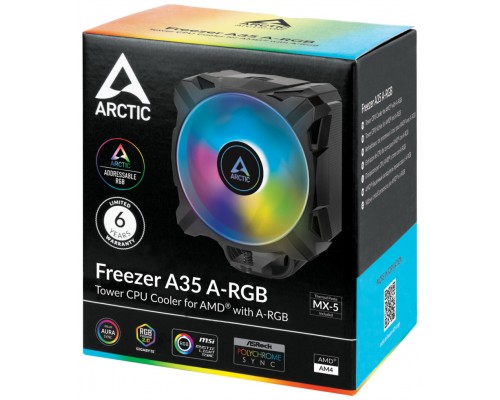 REFRIGERADOR CPU ARCTIC FREEZER A35 A-RGB AMD