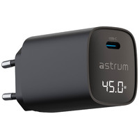 ASTRUM WATZ45L NEGRO / ADAPTADOR DE CORRIENTE CON PANTALLA LED INTEGRADA / 45W / USB-C-3M0 ASTRUM WATZ45L NEGRO / ADAPTADOR DE CORRIENTE CON PANTALLA LED INTEGRADA / 45W / USB-C