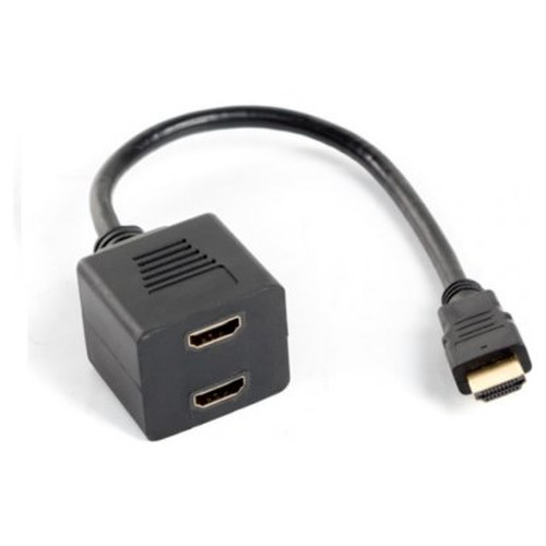 ADAPTADOR LANBERG HDMI MACHO/HDMI HEMBRA X2 SPLITTER 20CM-DI1 ADAPTADOR LANBERG HDMI MACHO/HDMI HEMBRA X2 SPLITTER 20CM