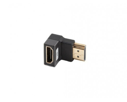 ADAPTADOR 8K LANBERG HDMI(M) A HDMI(H) ANGULO ABAJO ALUMINIO PLATA