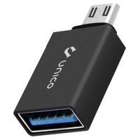 ADAPTADOR UNICO MICRO USB3.0 METALICO NEGRO