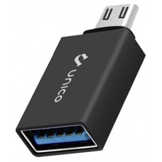 ADAPTADOR UNICO MICRO USB3.0 METALICO NEGRO