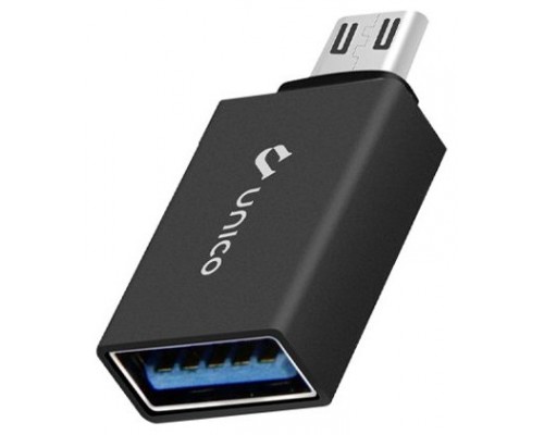 ADAPTADOR UNICO MICRO USB3.0 METALICO NEGRO