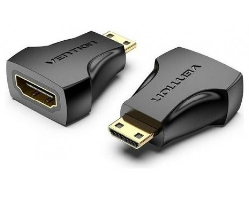 ADAPTADOR MINI HDMI/M A HDMI/H NEGRO VENTION (Espera 4 dias)