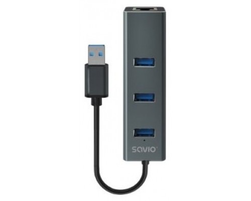 HUB USB-A A RJ-45 SAVIO AK-58