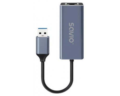 ADAPTADOR SAVIO USB-A A RJ-45  AK-83