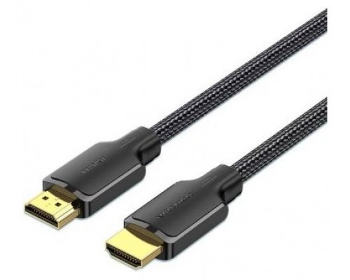 CABLE HDMI V2.0 4K M-M TRENZADO 2 NEGRO VENTION (Espera 4 dias)