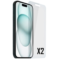 AKASHI PROTECTOR DE PANTALLA (X2) / APPLE IPHONE 15