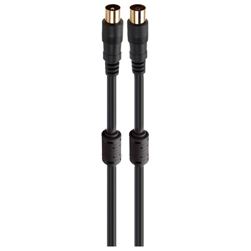 FONESTAR ANT-NE NEGRO / CABLE DE ANTENA TV / VÍDEO COAXIAL MACHO A ANTENA TV / VÍDEO COAXIAL HEMBRA 1,5 METROS-M01 FONESTAR ANT-NE NEGRO / CABLE DE ANTENA TV / VÍDEO COAXIAL MACHO A ANTENA TV / VÍDEO COAXIAL HEMBRA 1,5 METROS