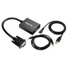 ADAPTADOR/CABLE APPROX APPC25 VGA HDB15/M - HDMI A/H