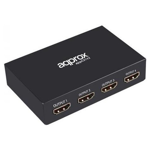 SPLITTER HDMI APPROX APPC31V3 1x HDMI IN 4xHDMI OUT 4K-DN3 SPLITTER HDMI APPROX APPC31V3 1x HDMI IN 4xHDMI OUT 4K