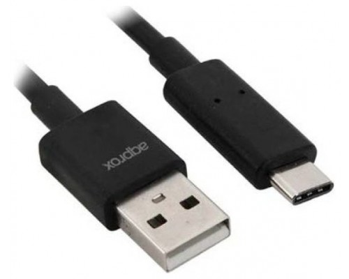 CABLE USB 3.0 A TYPE-C 1M CONECTORES METALICOS APPROX (Espera 4 dias)