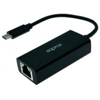ADAPTADOR APPROX USB-C A RJ45 GIGABIT