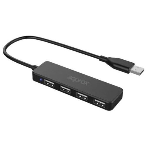 HUB APPROX APPC46 4PTOS USB2.0 480MBPS NEGRO-SE1 HUB APPROX APPC46 4PTOS USB2.0 480MBPS NEGRO