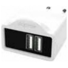 APPROX Cargador 2 USB de Viaje/Pared 1A (Blanco)