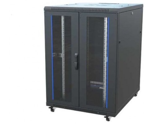 2LAN Armario Suelo 22U 19" 800X600 desmontado sin