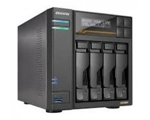 Servidor Nas Asustor Lockerstor 4 As6804t 4 Bahias Amd