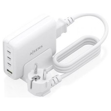CARGADOR GAN AISENS SOBREMESA 140W 3XUSB-C PD3.1 QC4.0 QC5.0 USB-A QC3.0