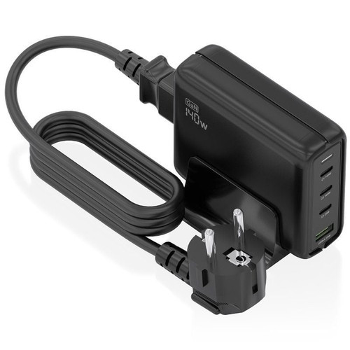 CARGADOR AISENS ASCH-140W4P056-BK-SX9 CARGADOR AISENS ASCH-140W4P056-BK