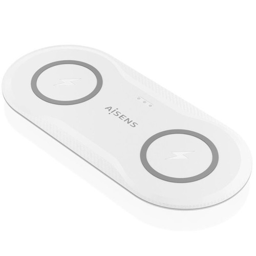 Aisens Cargador Inalámbrico USBC 15W 2 en 1 Blanco-IA2 Aisens Cargador Inalámbrico USBC 15W 2 en 1 Blanco