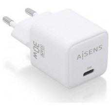 CARGADOR AISENS GAN 30W 1XUSB-C PD3.0 QC4.0 BLANCO