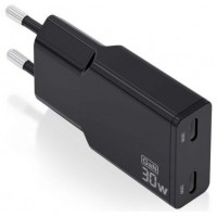 CARGADOR AISENS ASCH-30W2P049-BK