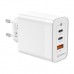 CARGADOR GaN 65W 2xUSB-C PD3.0 QC4.0 1xUSB-A QC3.0