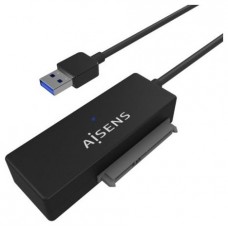 ADAPTADOR AISENS SATA A USB-A USB 3.0 3.1 GEN1 2.5" 3.5" NEGRO
