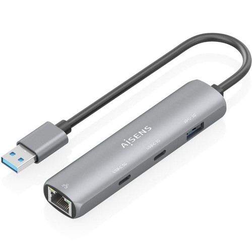 DOCK AISENS USB-A 3.0 A ETHERNET GIGABIT HUB 2USBC-CN2 DOCK AISENS USB-A 3.0 A ETHERNET GIGABIT HUB 2USBC