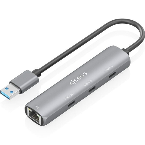 DOCK AISENS USB-A 3.0 A ETHERNET GIGABIT HUB 3 USB-C-CN3 DOCK AISENS USB-A 3.0 A ETHERNET GIGABIT HUB 3 USB-C