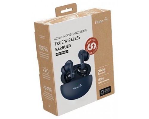 AURICULARES HUNE ECO TWS SOJA AZUL OCEANO