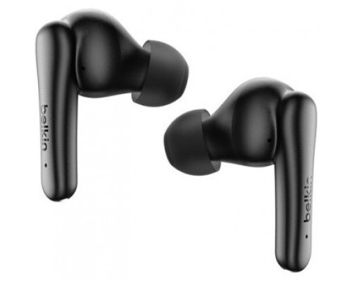 Belkin SoundForm Rhythm Auriculares Inal&aacute;mbrico y al&aacute;mbrico Dentro de o&iacute;do Llamadas/M&uacute;sica USB Tipo C Bluetooth Negro