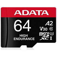 ADATA High Endurance microSDXC UHS-I 64GB V30 A2-IA4 ADATA High Endurance microSDXC UHS-I 64GB V30 A2