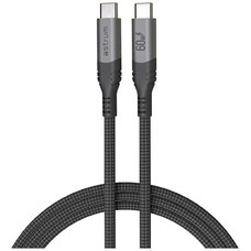 ASTRUM VMCC60 GRIS / CABLE DE CARGA VERVEMESH USB-C A USB-C / 1,2 METROS / 60W