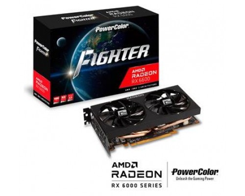 VGA POWERCOLOR RADEON RX6600 FIGHTER 8GB GDDR6 DESPRECINTADO