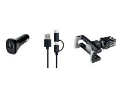 PNY ROAD KIT ( Soporte + Cargador doble + Dual Cable)