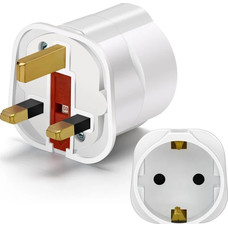 ADAPTADOR DE VIAJE UNIVERSAL A TIPO ALEMAN BLANCO AIGOSTAR (Espera 4 dias)-SX1 ADAPTADOR DE VIAJE UNIVERSAL A TIPO ALEMAN BLANCO AIGOSTAR (Espera 4 dias)