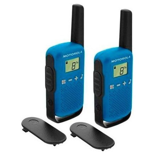 MOTOROLA TAKABOUT T42 AZUL / PAREJA DE WALKIE TALKIE 4KM-M05 MOTOROLA TAKABOUT T42 AZUL / PAREJA DE WALKIE TALKIE 4KM