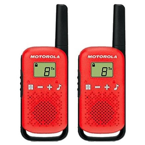 MOTOROLA TALKABOUT T42 ROJO / PAREJA DE WALKIE TALKIES 4KM-M05 MOTOROLA TALKABOUT T42 ROJO / PAREJA DE WALKIE TALKIES 4KM