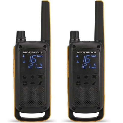 MOTOROLA T82 EXTREME AMARILLO / TWIN PACK WALKIE TALKIE-M017 MOTOROLA T82 EXTREME AMARILLO / TWIN PACK WALKIE TALKIE