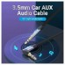 CABLE AUDIO ESTEREO ACODADO JACK 3.5/M JACK 3.5/M 5 M GRIS VENTION (Espera 4 dias)