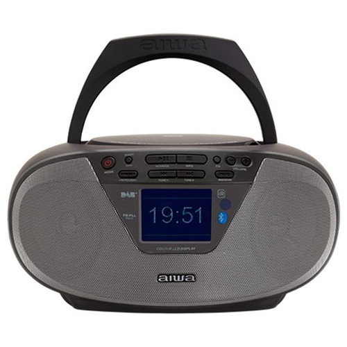 AIWA BBTU-500DAB BLACK / RADIO CD PORT&Aacute;TIL