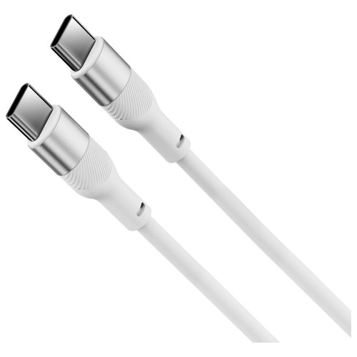 KSIX BCL060WAS01 BLANCO / CABLE DE CARGA Y DATOS 1 METRO / USB-C A USB-C / CARGA ULTRARRÁPIDA 60W-M02 KSIX BCL060WAS01 BLANCO / CABLE DE CARGA Y DATOS 1 METRO / USB-C A USB-C / CARGA ULTRARRÁPIDA 60W