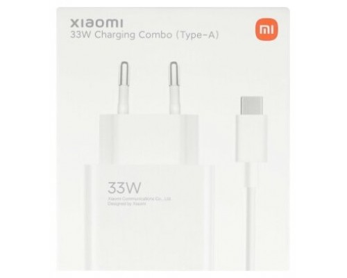 CARGADOR XIAOMI 33W CHARGING COMBO (TYPE-A) BHR9956EU